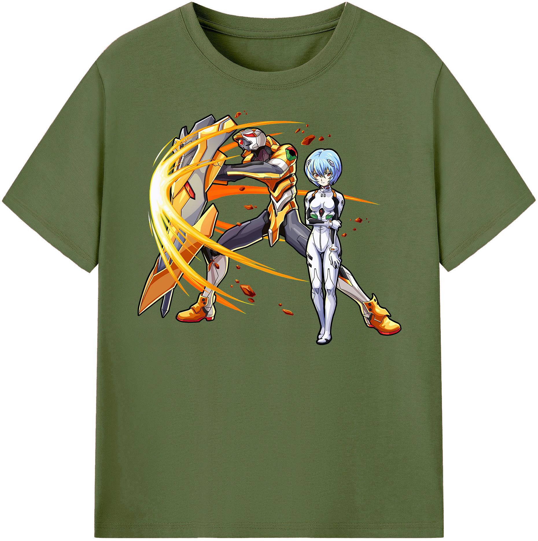 （画像用） EVA 新世紀エヴァンゲリオン 綿100％半袖Tシャツ（フロントプリント）